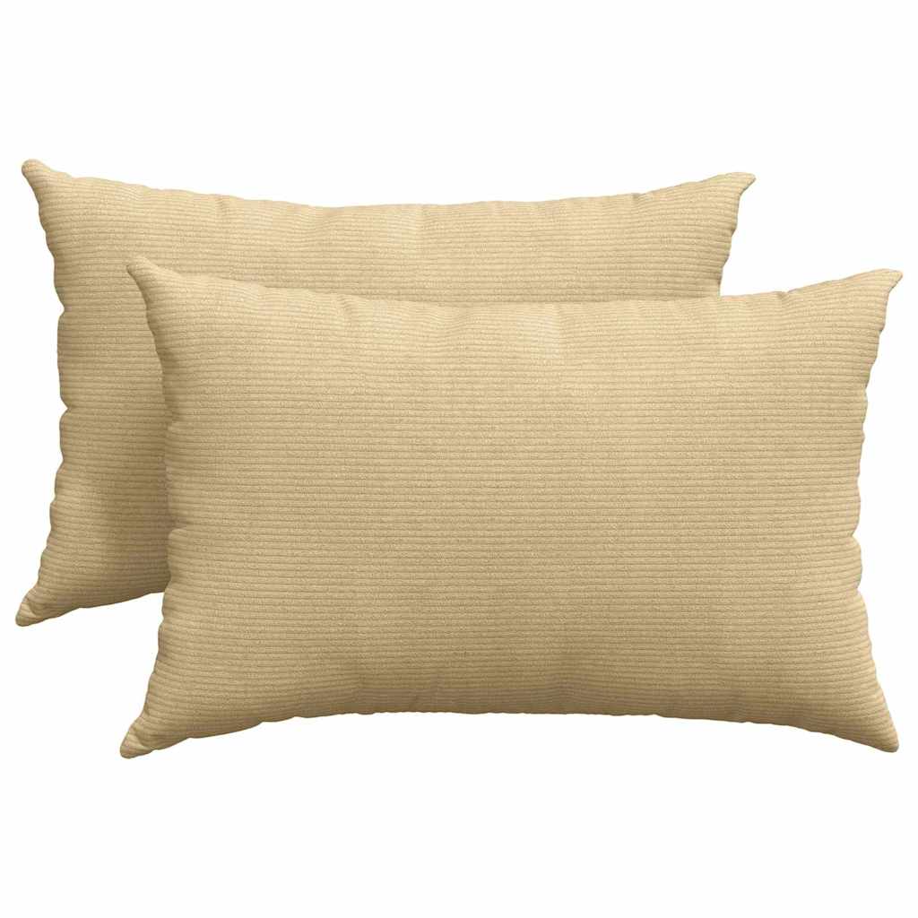 Cuscini da Divano 2 pcs Grigio Verde 60 x 40 cm