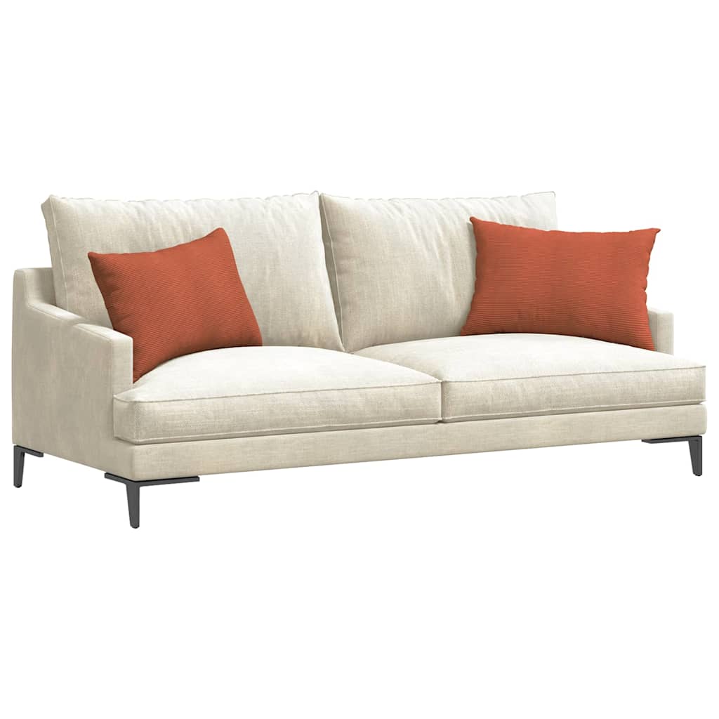 Cuscini da Divano 2 pcs Rosso Arancio 60 x 40 cm | homemem39