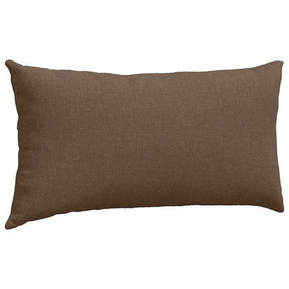 Cuscini da Divano 2 pcs Marrone 80 x 40 cm Tessuto | homemem39