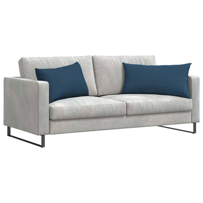 Cuscini da Divano 2 pcs Blu 80 x 40 cm Tessuto | homemem39