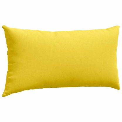 Cuscini da Divano 2 pcs Giallo Chiaro 80 x 40 cm Tessuto | homemem39