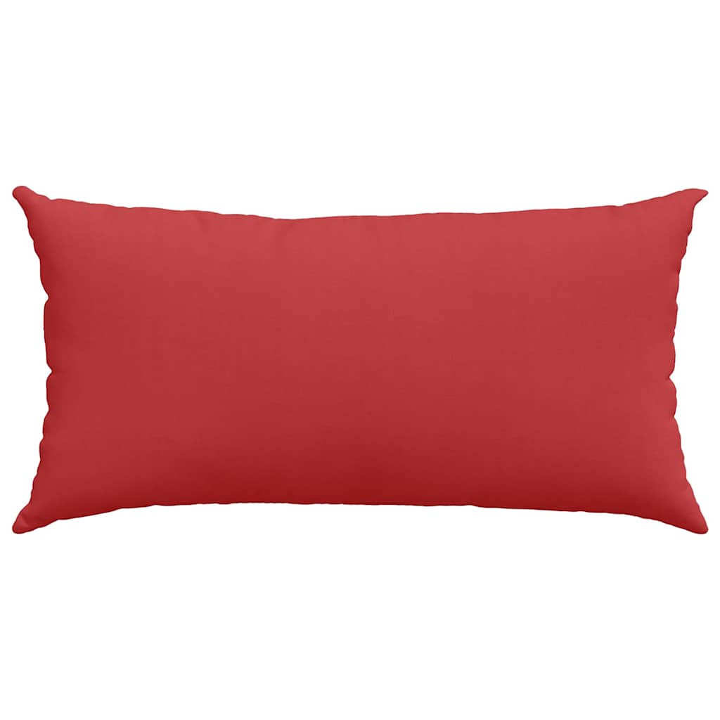 Cuscini da Divano 2 pcs Rosso 80 x 40 cm Tessuto | homemem39