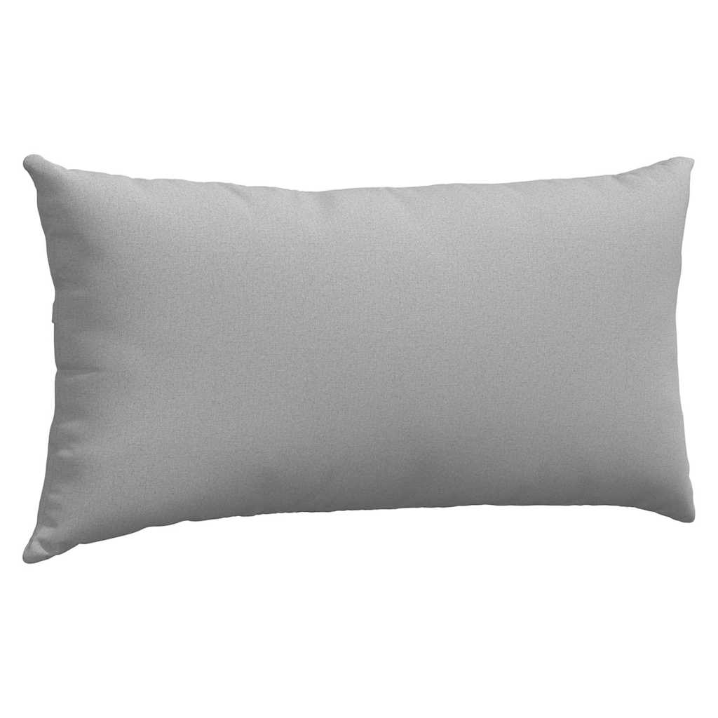 Cuscini da Divano 2 pcs Grigio Nuvola 80 x 40 cm Tessuto | homemem39