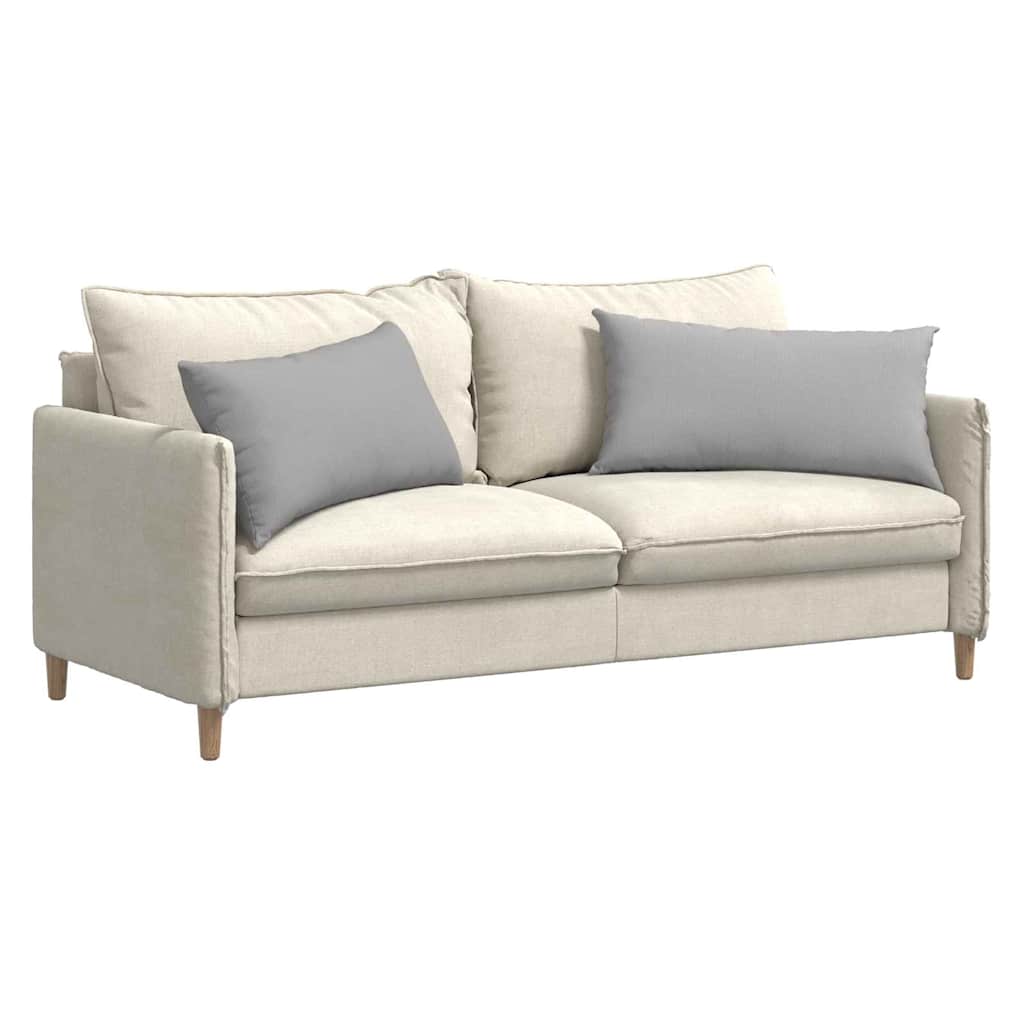 Cuscini da Divano 2 pcs Grigio Nuvola 80 x 40 cm Tessuto | homemem39