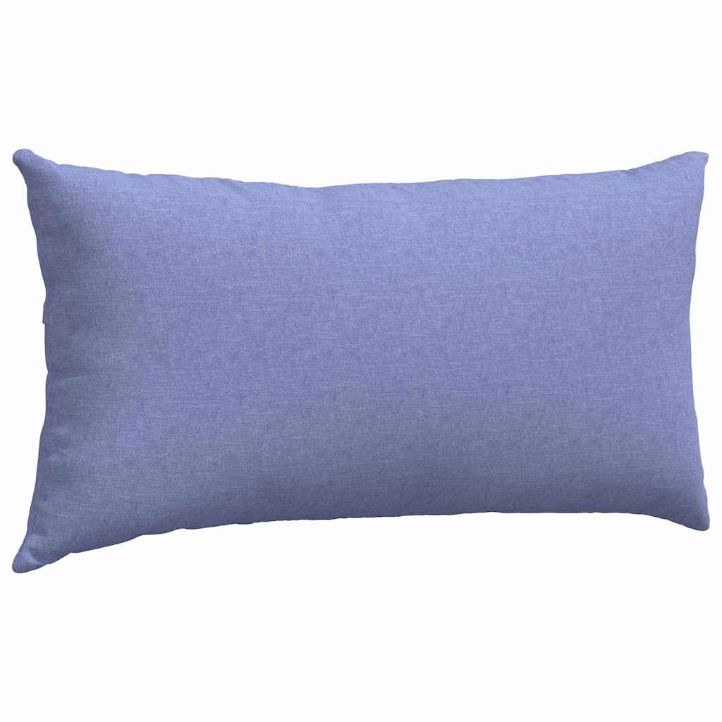 Cuscini da Divano 2 pcs Blu jeans 80 x 40 cm Tessuto | homemem39