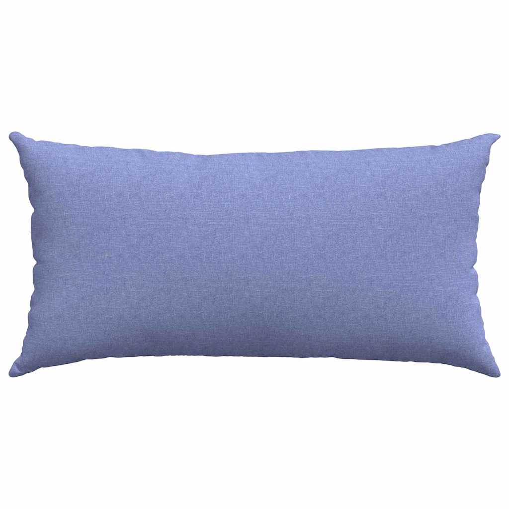 Cuscini da Divano 2 pcs Blu jeans 80 x 40 cm Tessuto | homemem39
