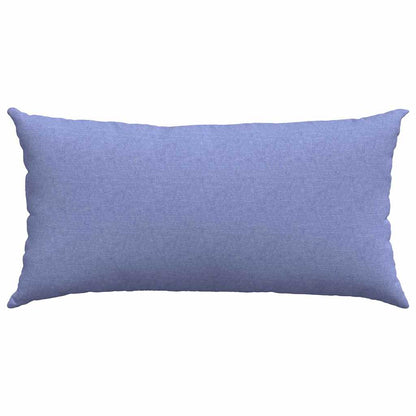 Cuscini da Divano 2 pcs Blu jeans 80 x 40 cm Tessuto | homemem39