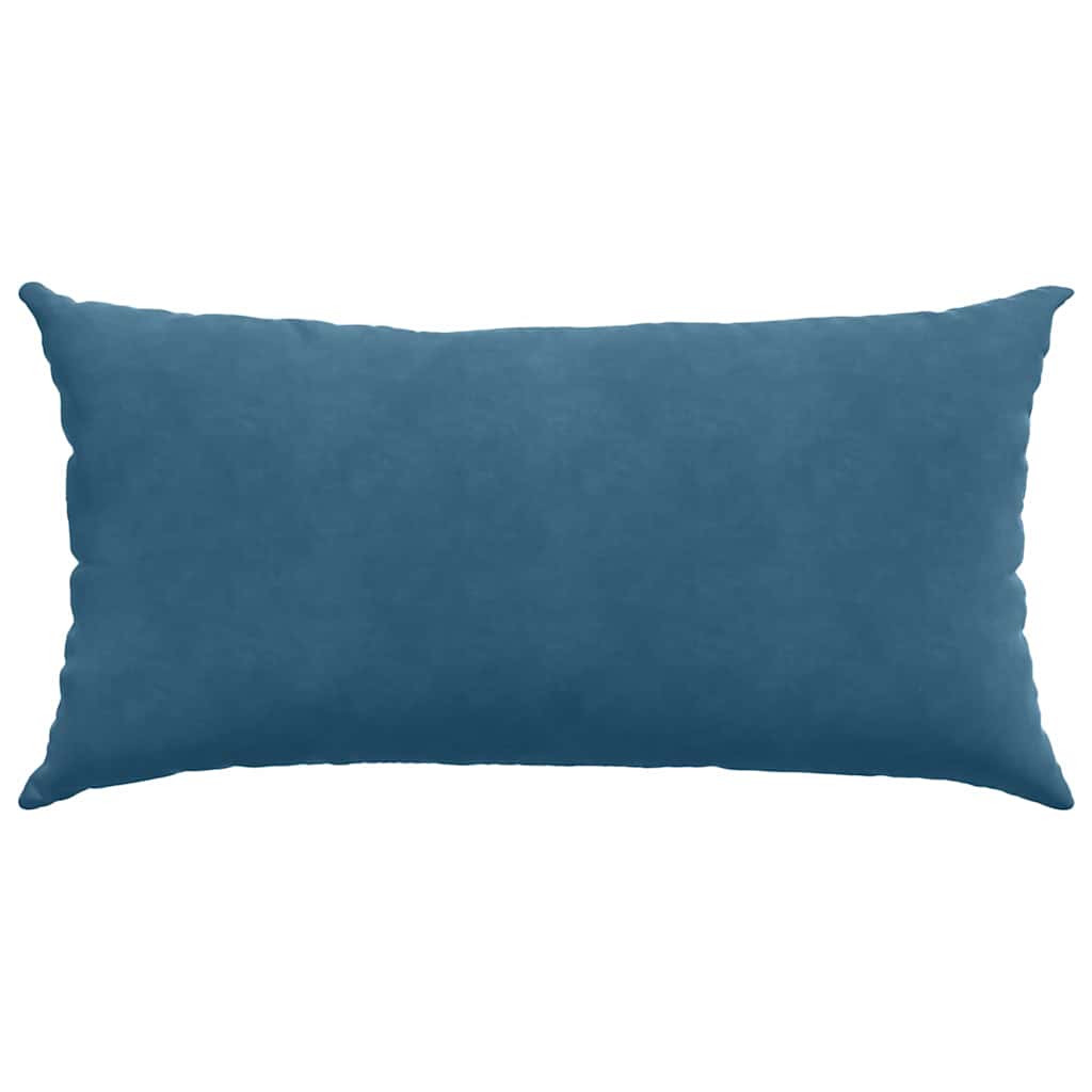 Cuscini da Divano 2 pcs Blu 80 x 40 cm Tessuto in Cords | homemem39
