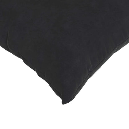 Cuscini da Divano 2 pcs Nero 80 x 40 cm Tessuto in Cords | homemem39