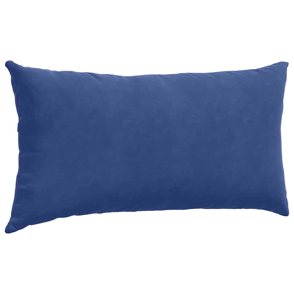 Cuscini da Divano 2 pcs Blu Polizia 80 x 40 cm Tessuto in Cords | homemem39