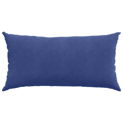 Cuscini da Divano 2 pcs Blu Polizia 80 x 40 cm Tessuto in Cords | homemem39