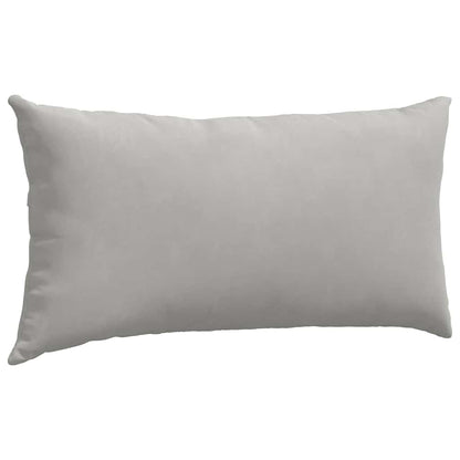 Cuscini da Divano 2 pcs Grigio chiaro 80 x 40 cm Tessuto | homemem39