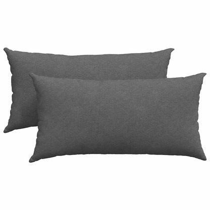 Cuscini da Divano 2 pcs Grigio scuro 80 x 40 cm | homemem39