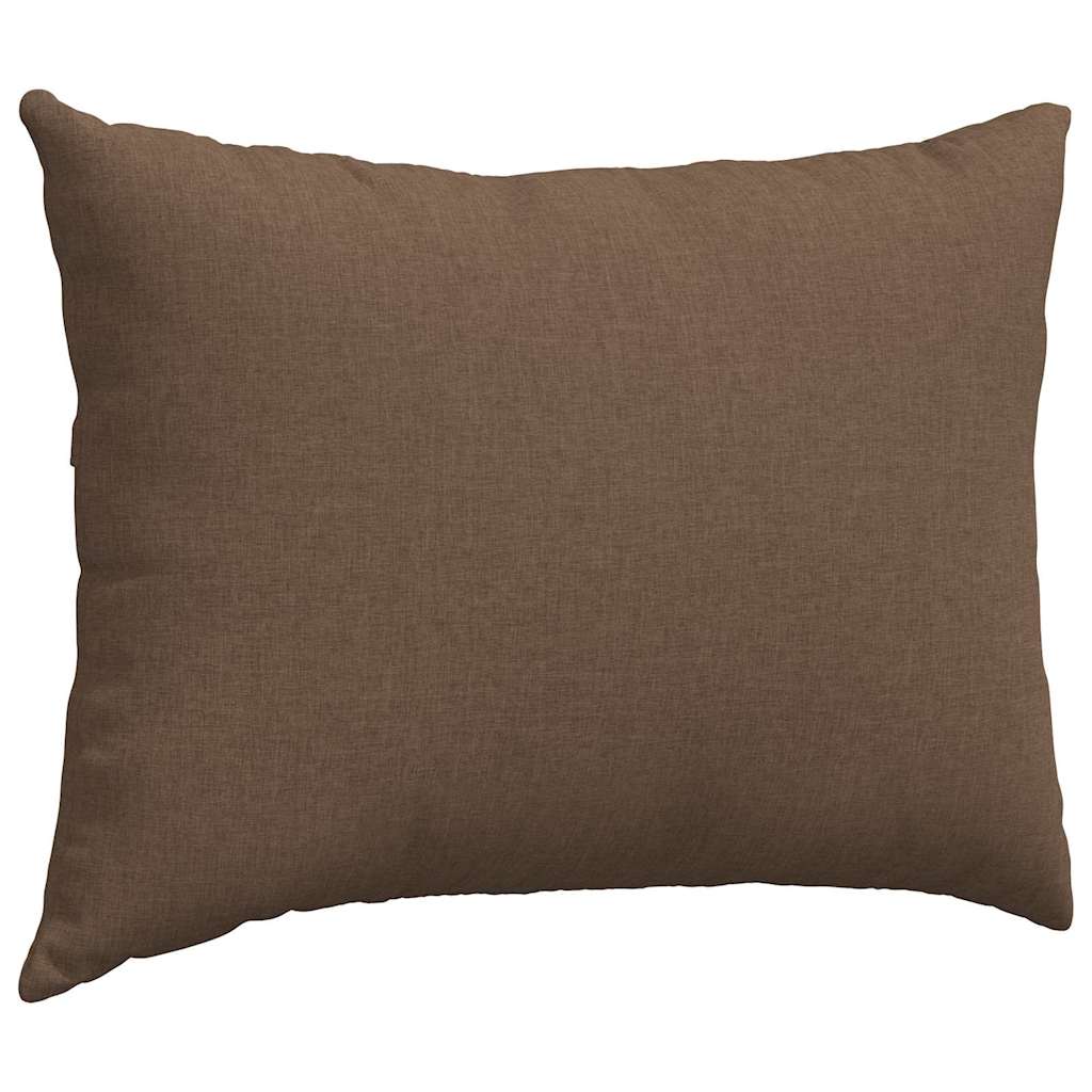 Cuscini da Divano 2 pcs Marrone 70 x 50 cm Tessuto | homemem39