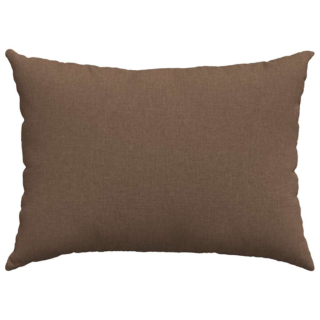 Cuscini da Divano 2 pcs Marrone 70 x 50 cm Tessuto | homemem39