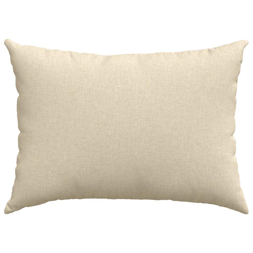 Cuscini da Divano 2 pcs Crema 70 x 50 cm Tessuto | homemem39