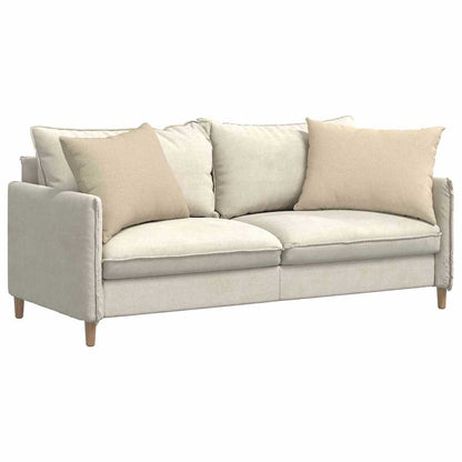 Cuscini da Divano 2 pcs Crema 70 x 50 cm Tessuto | homemem39