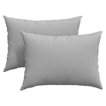 Cuscini da Divano 2 pcs Grigio Nuvola 70 x 50 cm Tessuto | homemem39