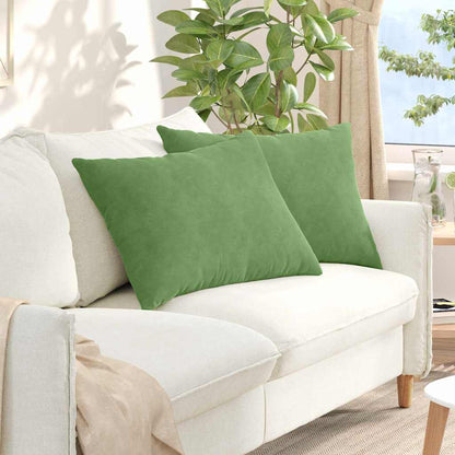 Cuscini da Divano 2 pcs Verde chiaro 70 x 50 cm | homemem39