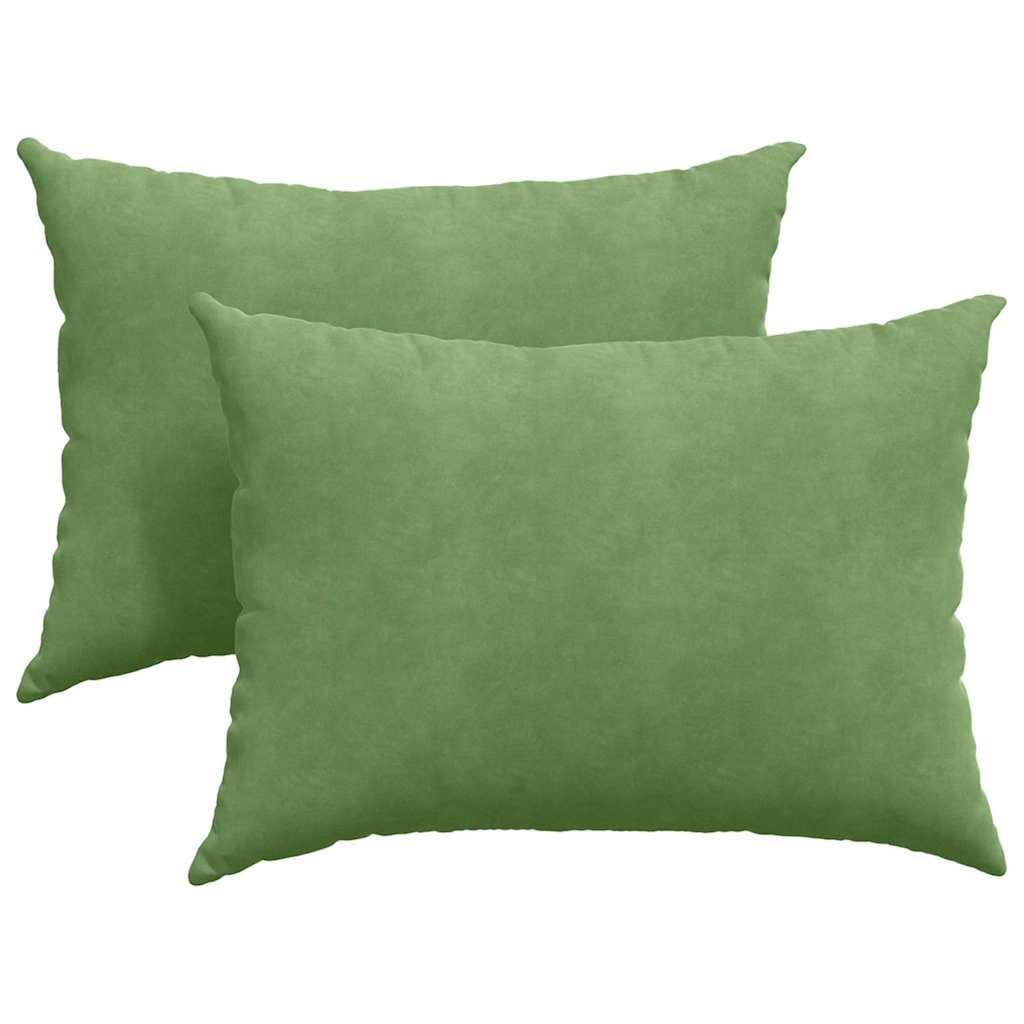 Cuscini da Divano 2 pcs Verde chiaro 70 x 50 cm | homemem39