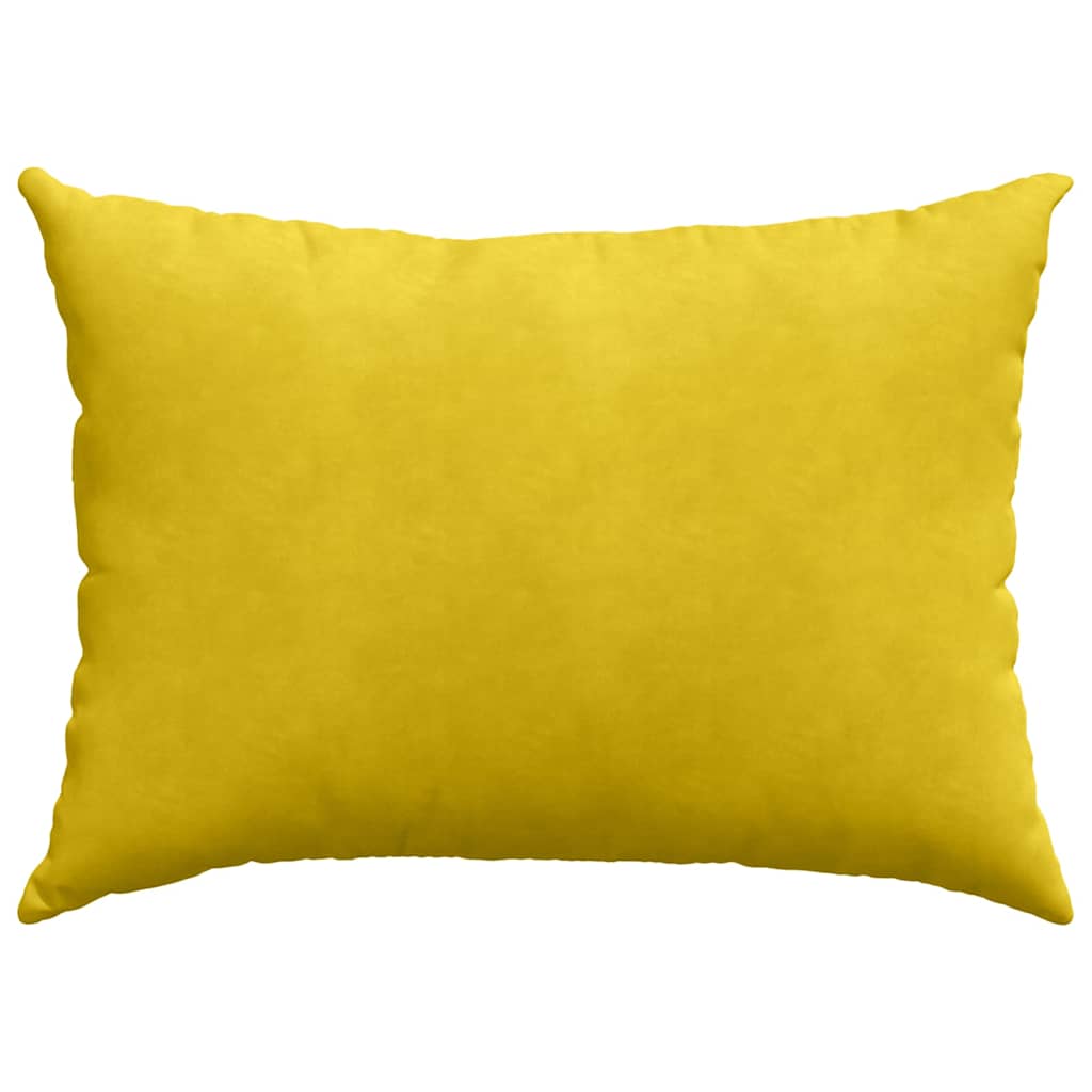 Cuscini da Divano 2 pcs Giallo 70 x 50 cm Tessuto in Cords | homemem39