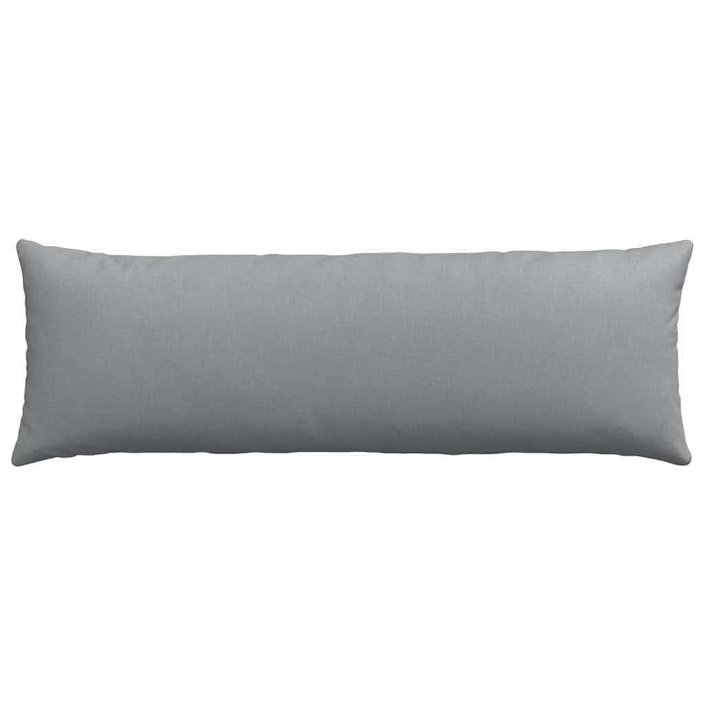 Cuscini da Divano 2 pcs Grigio chiaro 120 x 40 cm Tessuto | homemem39