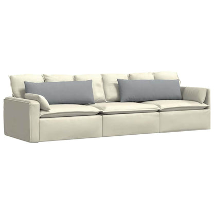 Cuscini da Divano 2 pcs Grigio chiaro 120 x 40 cm Tessuto | homemem39