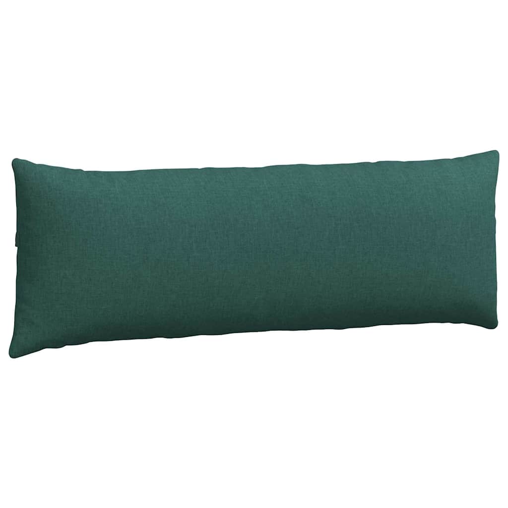 Cuscini da Divano 2 pcs Verde Scuro 120 x 40 cm Tessuto | homemem39