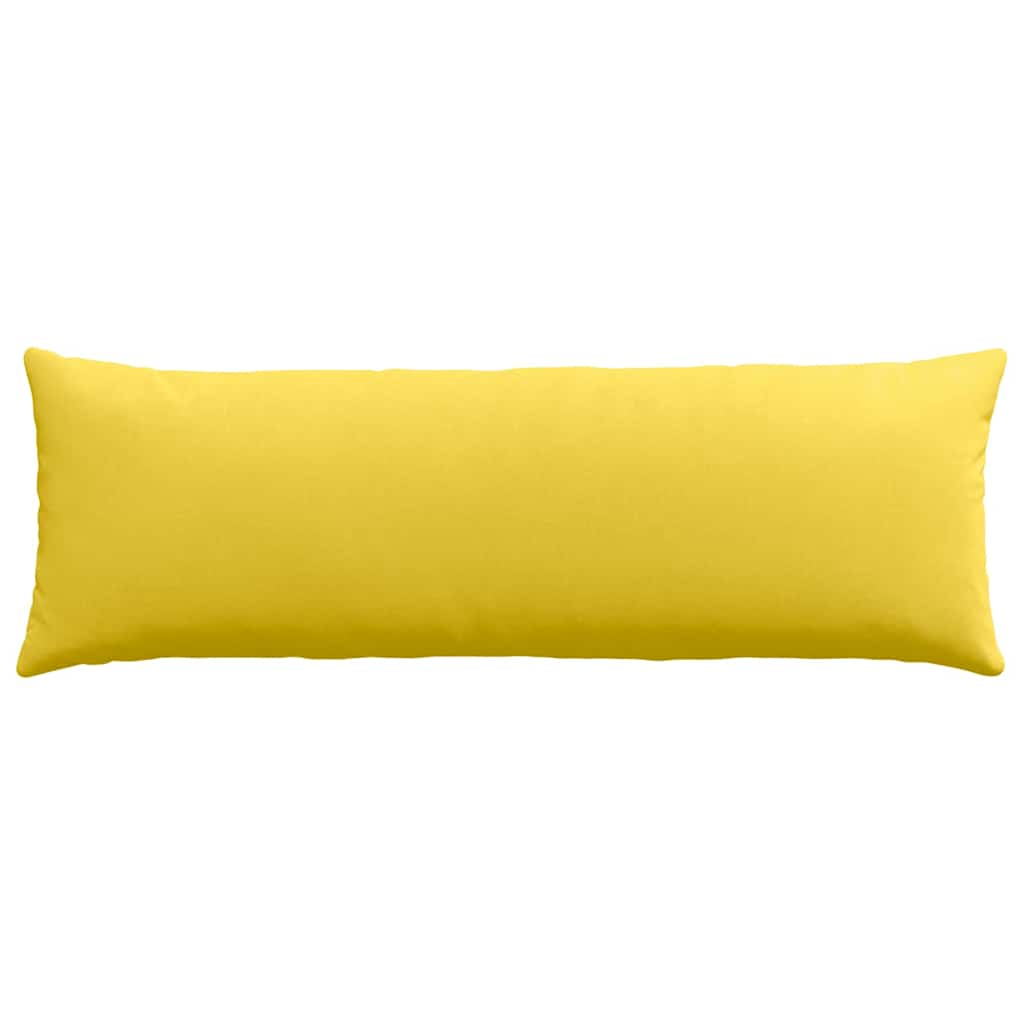 Cuscini da Divano 2 pcs Giallo Chiaro 120 x 40 cm Tessuto | homemem39