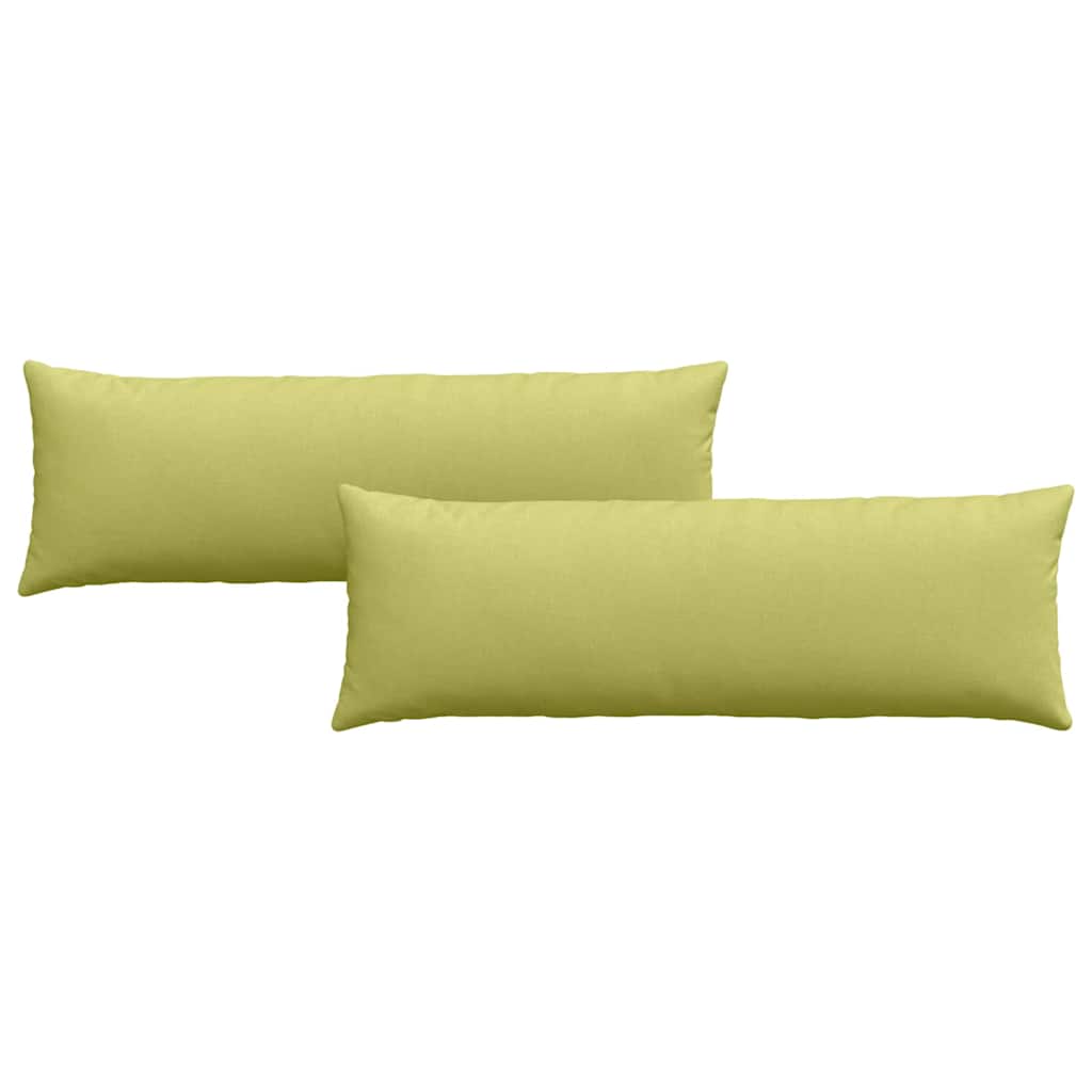 Cuscini da Divano 2 pcs Verde chiaro 120 x 40 cm Tessuto | homemem39