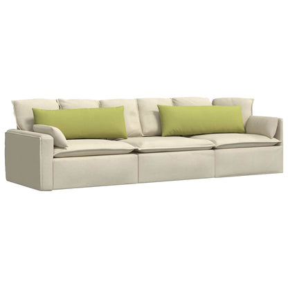 Cuscini da Divano 2 pcs Verde chiaro 120 x 40 cm Tessuto | homemem39