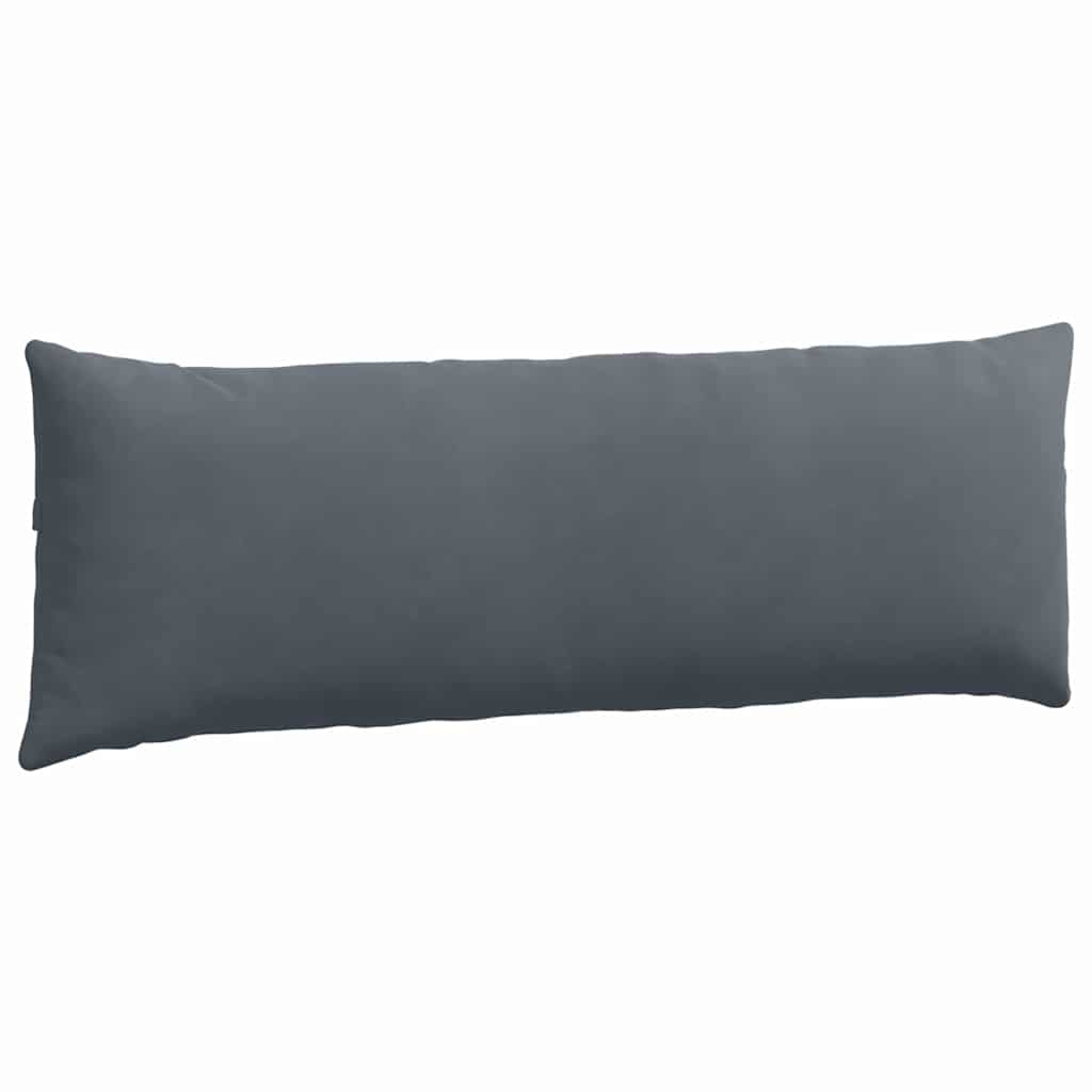 Cuscini da Divano 2 pcs Grigio scuro 120 x 40 cm | homemem39