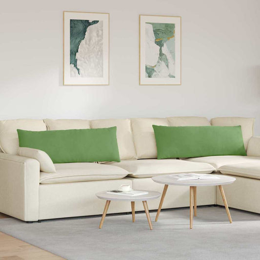 Cuscini da Divano 2 pcs Verde chiaro 120 x 40 cm | homemem39