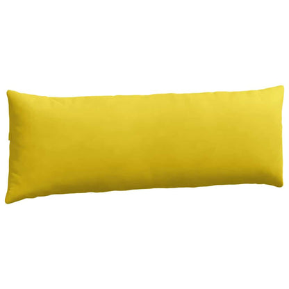 Cuscini da Divano 2 pcs Giallo 120 x 40 cm Tessuto in Cords | homemem39