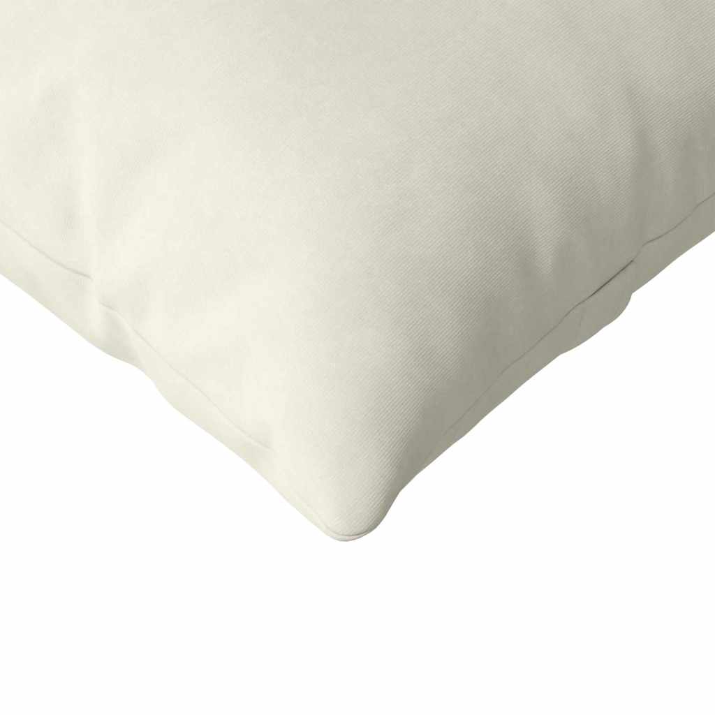 Cuscini da Divano 2 pcs Crema 120 x 40 cm Tessuto in Cords | homemem39