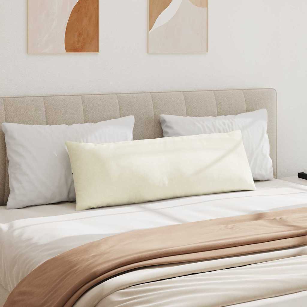 Cuscini da Divano 2 pcs Crema 120 x 40 cm Tessuto in Cords | homemem39