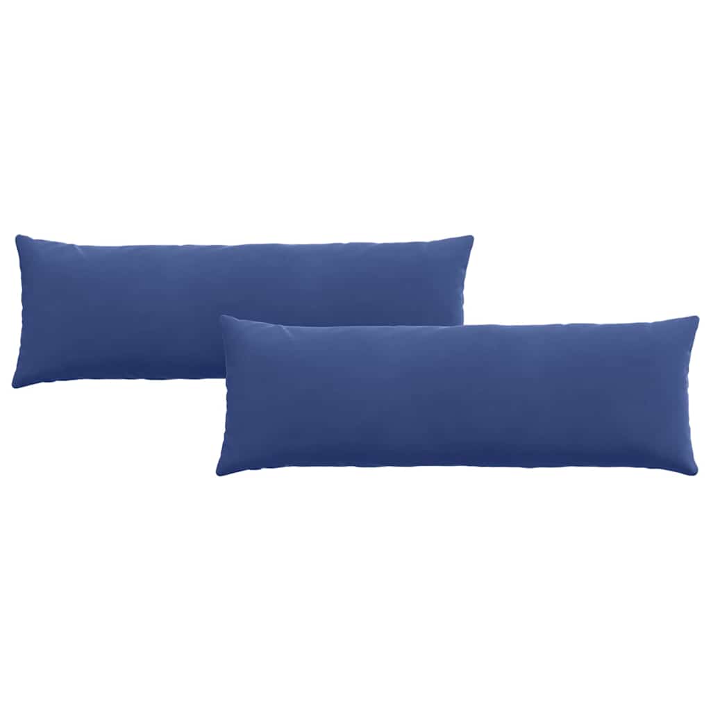 Cuscini da Divano 2 pcs Blu Polizia 120 x 40 cm | homemem39