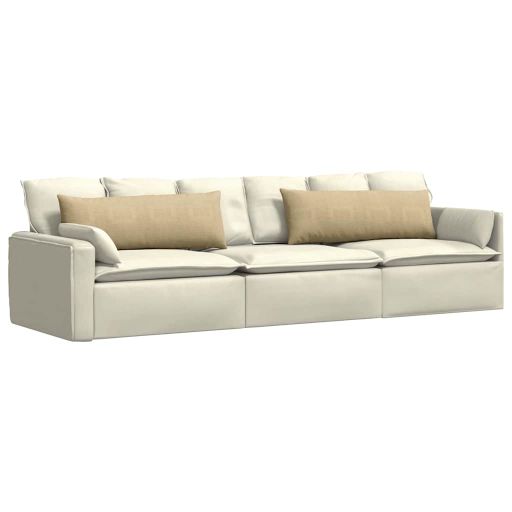 Cuscini da Divano 2 pcs Grigio Verde 120 x 40 cm | homemem39