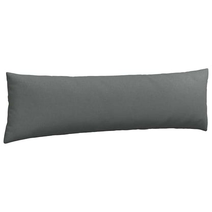 Cuscini da Divano 2 pcs Grigio scuro 145 x 40 cm Tessuto | homemem39