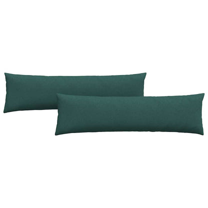 Cuscini da Divano 2 pcs Verde Scuro 145 x 40 cm Tessuto | homemem39