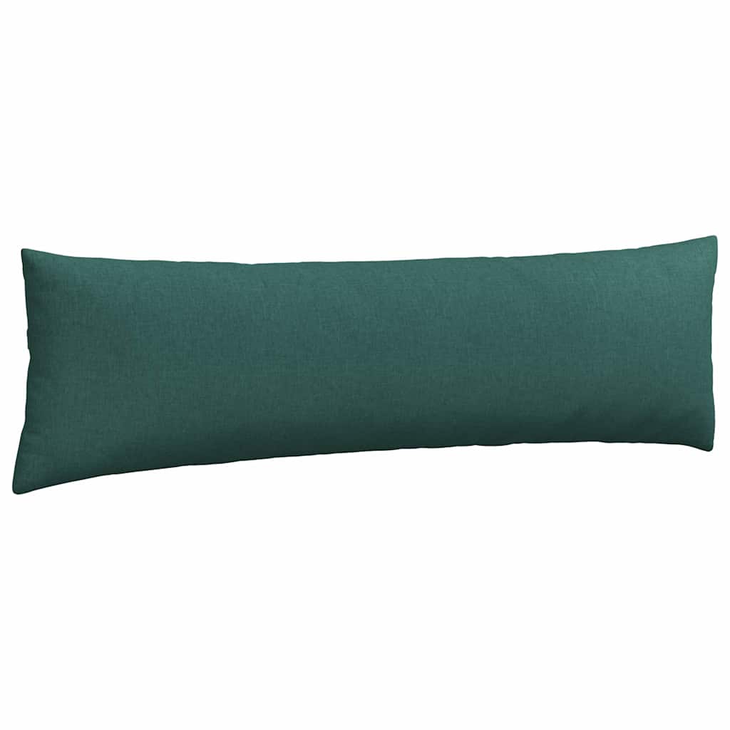 Cuscini da Divano 2 pcs Verde Scuro 145 x 40 cm Tessuto | homemem39