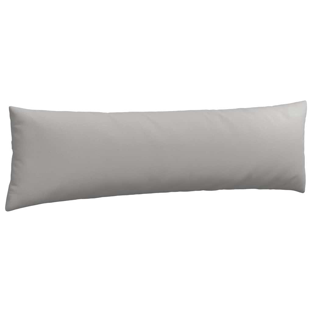 Cuscini da Divano 2 pcs Grigio Nuvola 145 x 40 cm Tessuto | homemem39