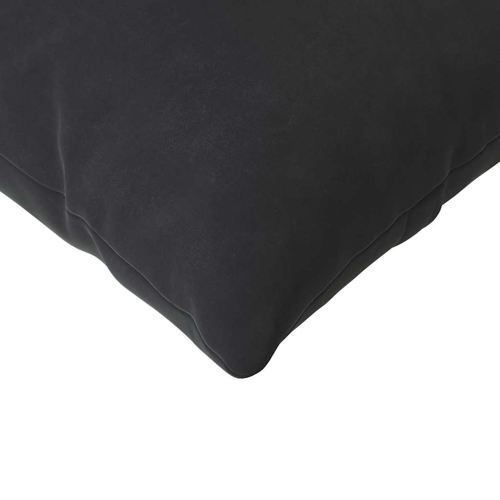 Cuscini da Divano 2 pcs Nero 145 x 40 cm Tessuto in Cords | homemem39