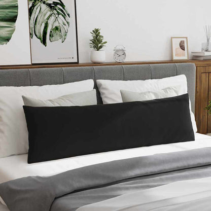 Cuscini da Divano 2 pcs Nero 145 x 40 cm Tessuto in Cords | homemem39