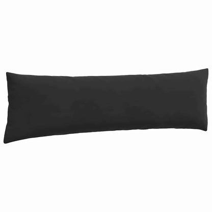 Cuscini da Divano 2 pcs Nero 145 x 40 cm Tessuto in Cords | homemem39
