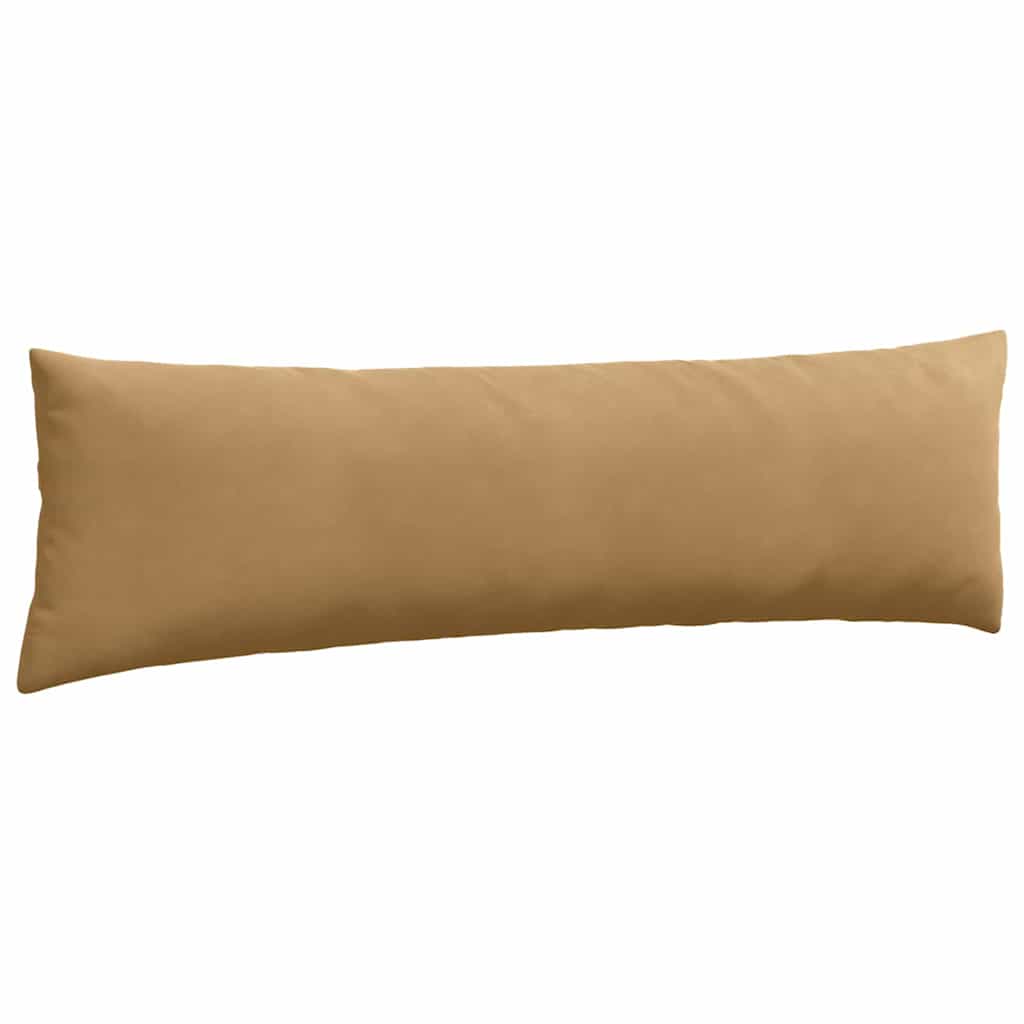 Cuscini da Divano 2 pcs Marrone 145 x 40 cm Tessuto in Cords | homemem39