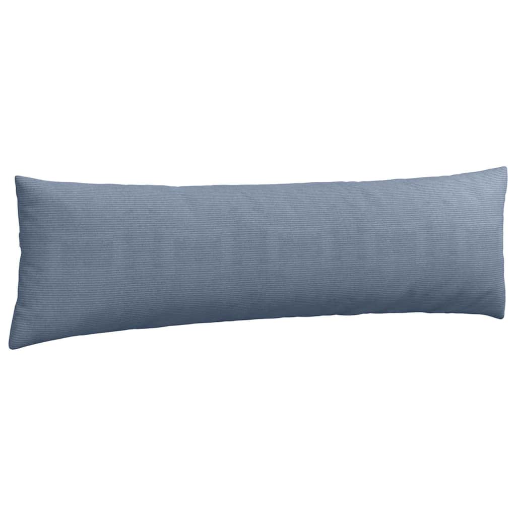 Cuscini da Divano 2 pcs Blu 145 x 40 cm Tessuto in Cords | homemem39