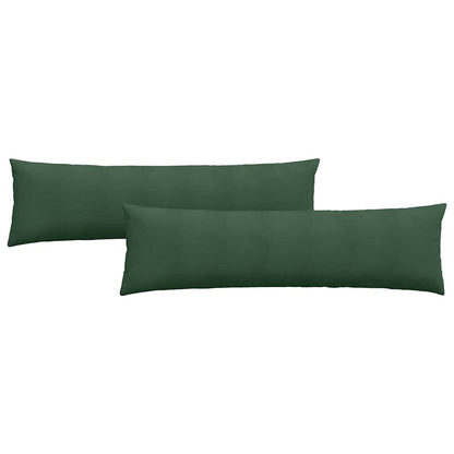 Cuscini da Divano 2 pcs Verde Scuro 145 x 40 cm | homemem39