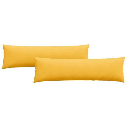 Cuscini da Divano 2 pcs Giallo Chiaro 145 x 40 cm | homemem39
