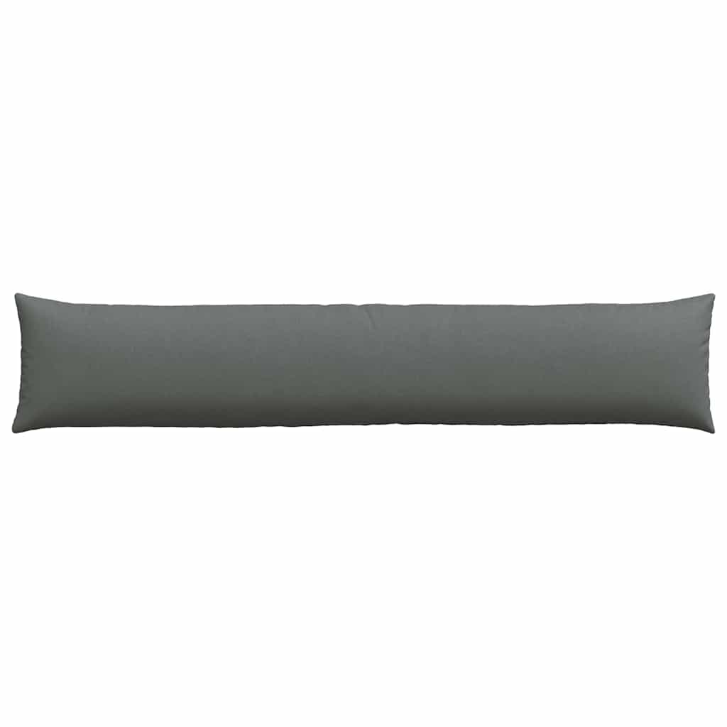 Cuscini da Divano 2 pcs Grigio scuro 200 x 40 cm Tessuto | homemem39